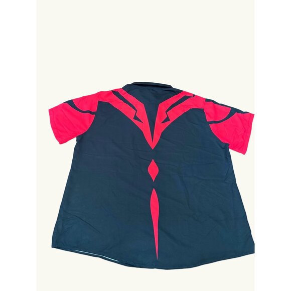 Anime Ape Darth Maul Star Wars Button Up Hawaiian Short Sleeve Collared Shirt - Picture 2 of 5